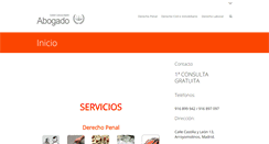 Desktop Screenshot of abogadoarroyomolinos.com